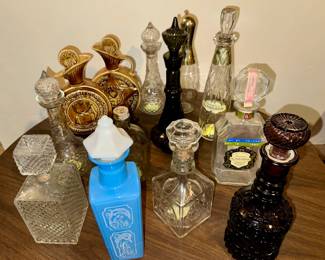 Vtg Liquor Bottles
