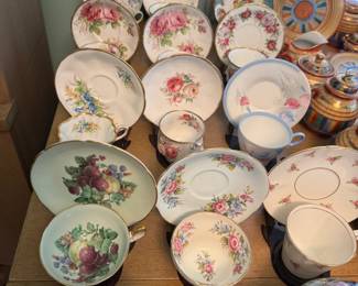 Vtg Royal Albert & other European tea sets