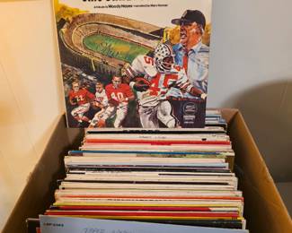 Miscellaneous record albums. 
