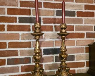 Antique Candle Holder Set