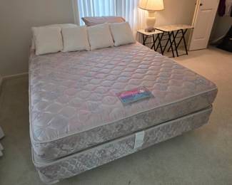 Queen size mattress and box spring set