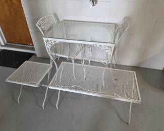 vintage wrought iron patio furniture. 