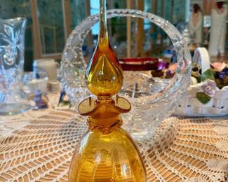 Empoli Amber Art Glass