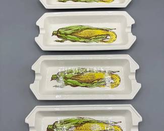 1970s Corn On The Cob Plates