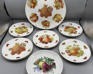 Porcelain Fruit Plate Set Plus