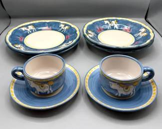 Vietri Compagna Cavallo Dishware Set