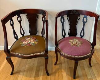 Antique Edwardian Tub Chairs