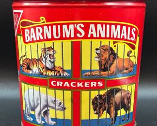 Vintage Nabisco Barnums Animals Crackers Tin