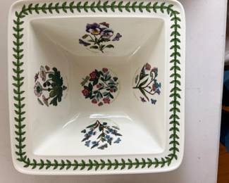 Botanic Garden Square Salad Bowl from the famous British manufacturer Portmeirio