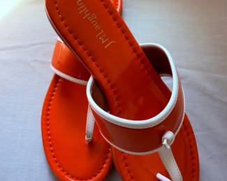 Leslie patent leather sandals from the brand J.McLaughlin