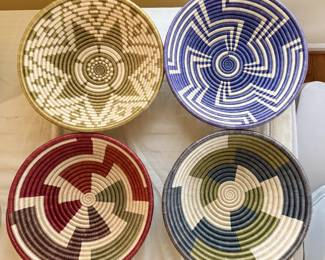 African handwoven baskets
