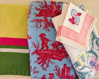 Vintage textiles and linens