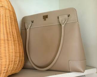 Lambertson Truex Leather Top Handle Bag