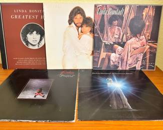Barbra Streisand And Linda Ronstadt Vinyl Albums