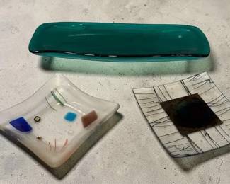 Kurt McVay Signed Art Glass  More