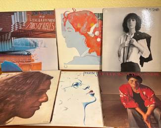 Pati Smith Carole King Joni Mitchell  Phoebe Snow Vinyl Albums