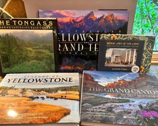 Yellowstone Grand Canyon The Tongass Coffee Table Books