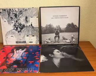 Beatles George Harrison Paul McCartney  Lennon  Yoko Ono Vinyl Albums