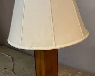 Wood Base Table Lamp