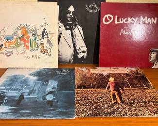 Moody Blues Alan Price Neil Young Vinyl Albums