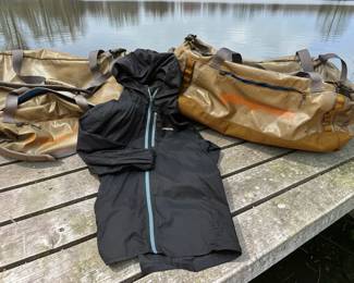 Patagonia Duffel Bags And Windbreaker Jacket