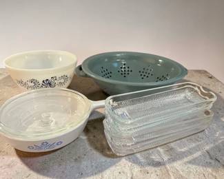 Haeuser Orca Island Ceramic Colander Pyrex Corning Ware and More