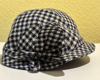 Vintage Peck  Peck Houndstooth Hat