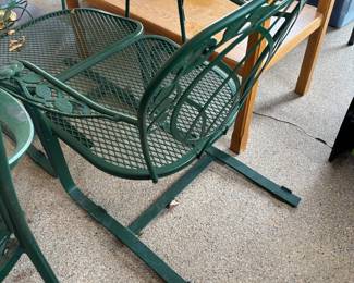 Rocking patio chairs