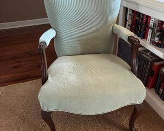 Light green accent chair 