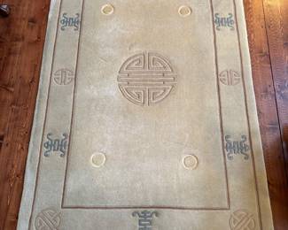 Chinese wool rug 48” x 80”