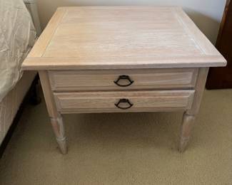 Square vintage end table