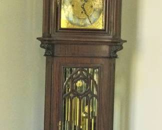 Vintage Herschede Grandfather Clock 
