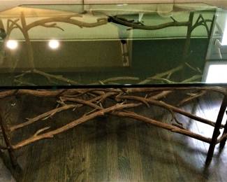 Micheal Aram Glass Topped Coffee Table