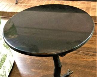 Faux Bois Accent Table