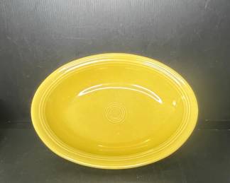 Fiesta Yellow Oval Casserole Dish
