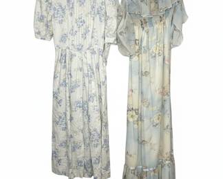 Vintage Loriz Originals and Wild Honey California Floral Dresses