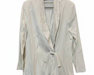 Women's Shawl Collar Blazer with Tie