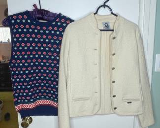 Pendleton Woolen Mills Sweater Vest & Münchner Strickmoden Wool Jacket