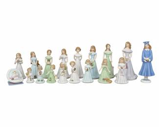Enesco "Growing Up Birthday Girls" Figurines