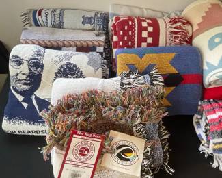 Vintage throw blankets