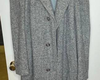 Men's Tweed Overcoat Vintage 