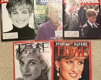 Vintage Princess Diana Magazines