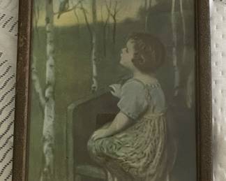 Vintage "Spring Song" Lithograph by Simon Glucklich