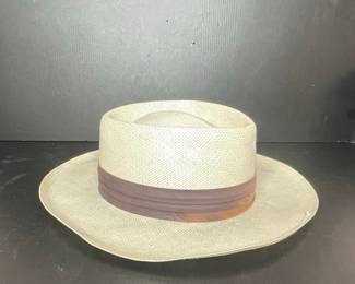 Trop-I-Cool by Korber Straw Fedora Hat