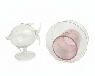 Vintage Glass Oil Lamps