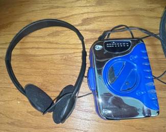Portable Cassette Player and Radio with Headphones