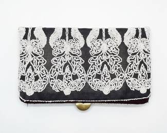 Jolles Original Beaded Clutch Vtg