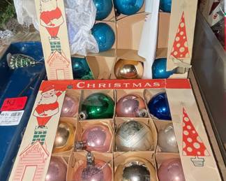 Vintage Fantasia Brand Christmas Ornaments