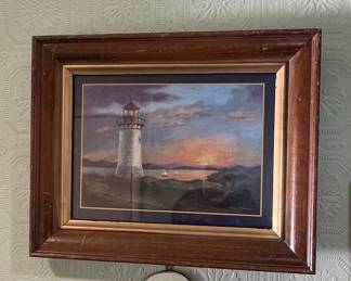 Betty Whitlock Lighthouse Painting