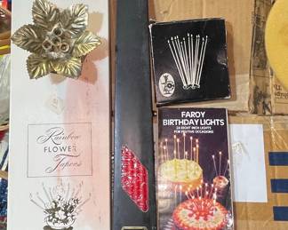 Will & Baumer Rainbow Flower Tapers and Faroy Birthday Lights